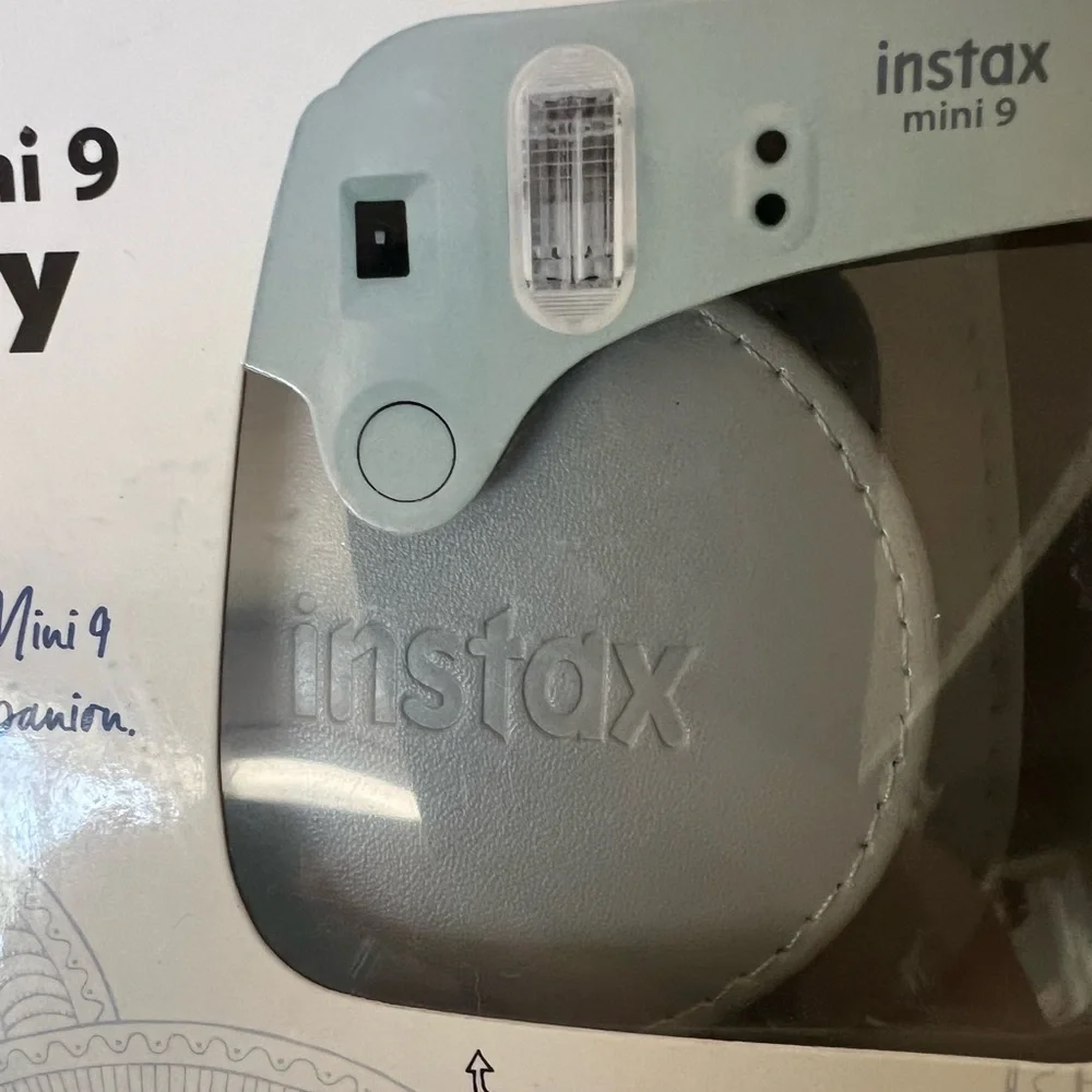 NEW FujiFilm Instax Mini 9 Groovy Camera Case Smokey White Gray